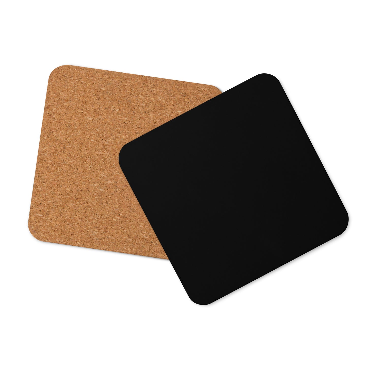 Cork-back coaster