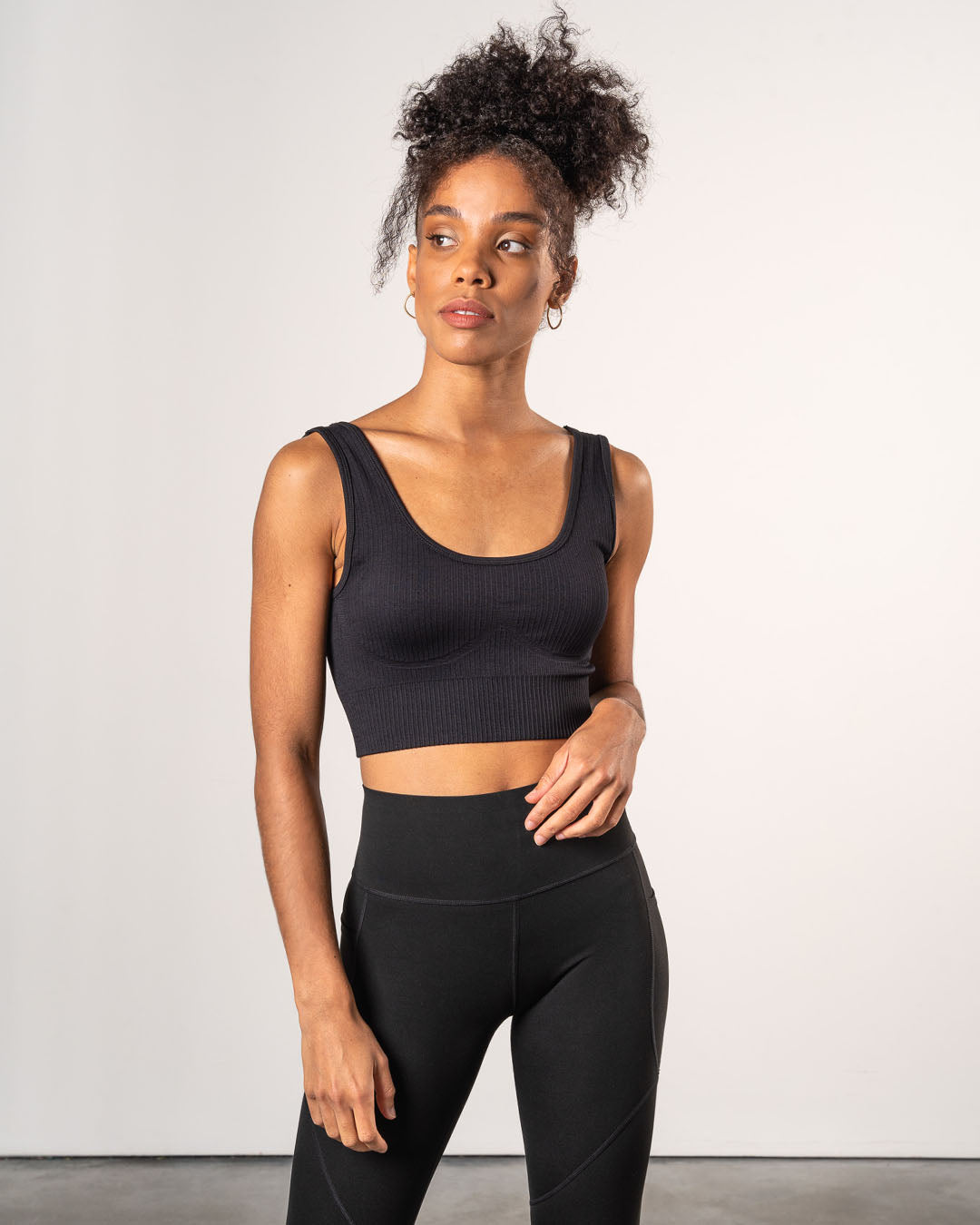 WOMENS RIBBED SEAMLESS BRA