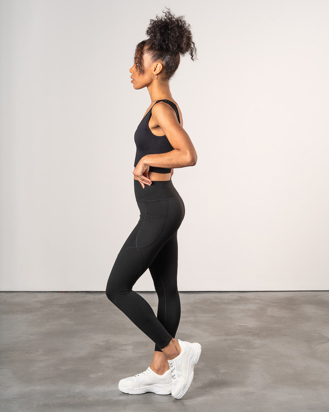 WOMENS RIBBED SEAMLESS LEGGINGS