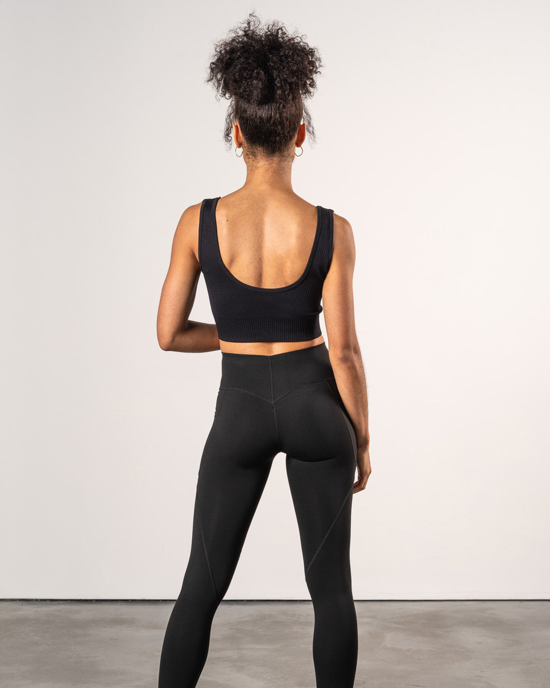WOMENS RIBBED SEAMLESS LEGGINGS