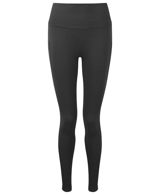 WOMENS RIBBED SEAMLESS LEGGINGS