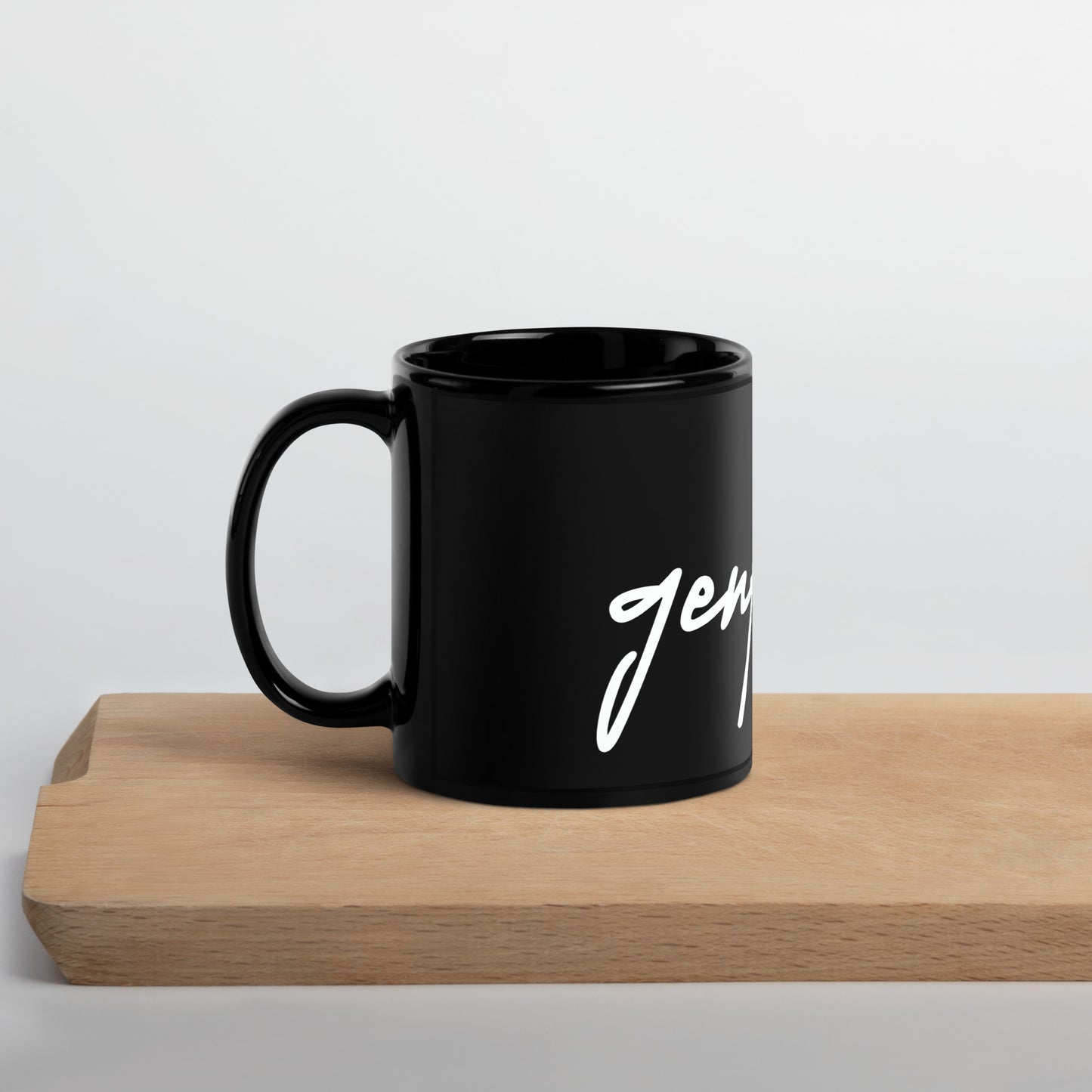 Black Glossy Mug