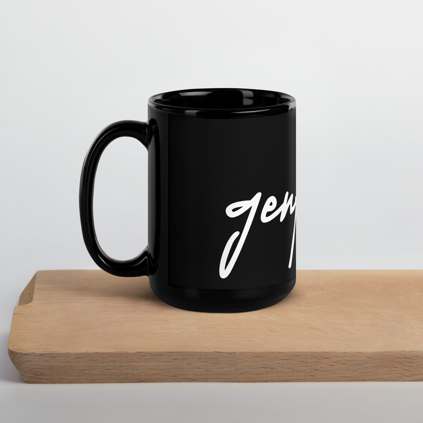 Black Glossy Mug