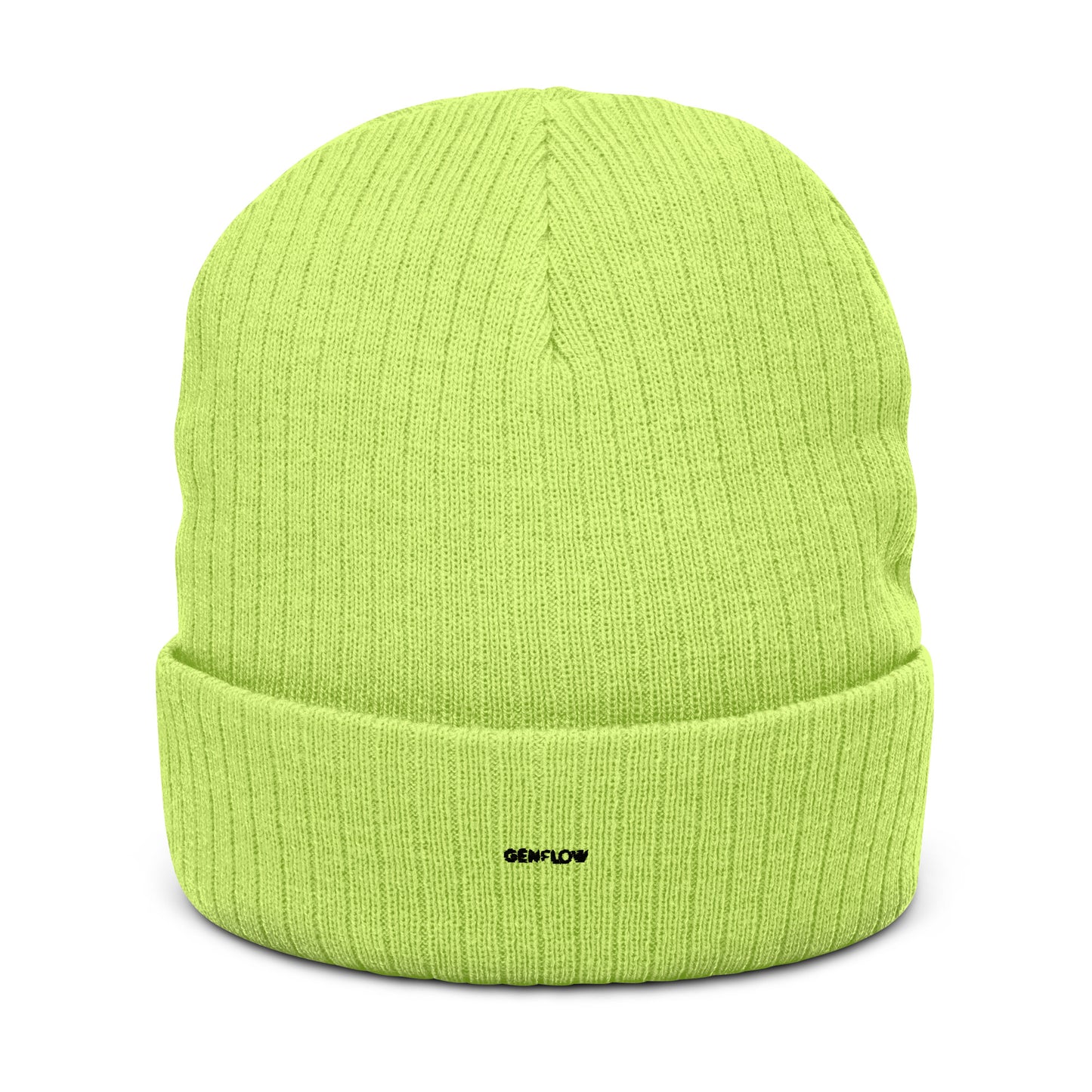 RIBBED KNITTED BEANIE