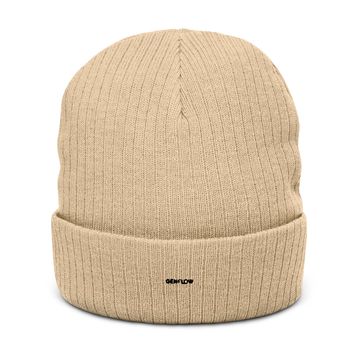 RIBBED KNITTED BEANIE