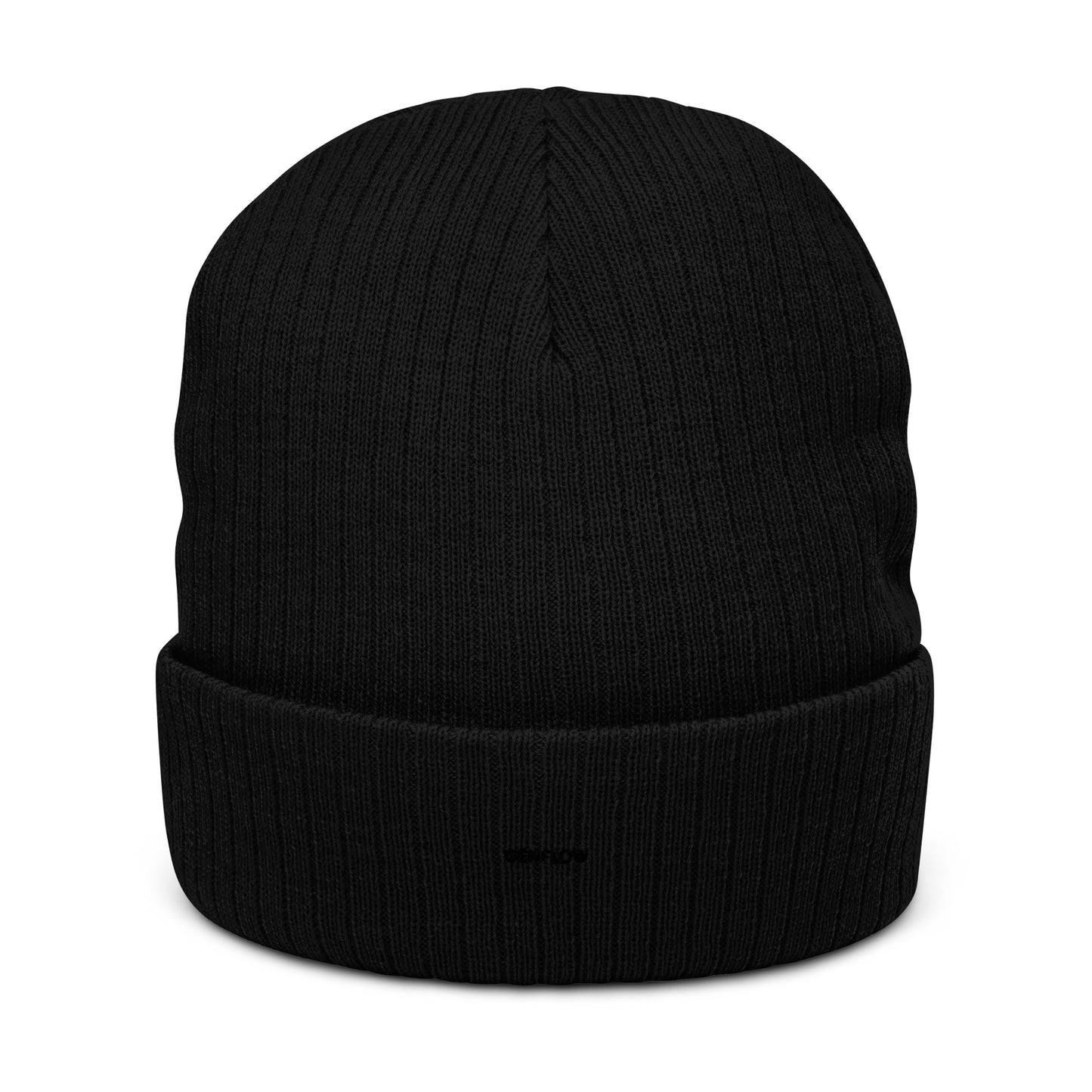 RIBBED KNITTED BEANIE