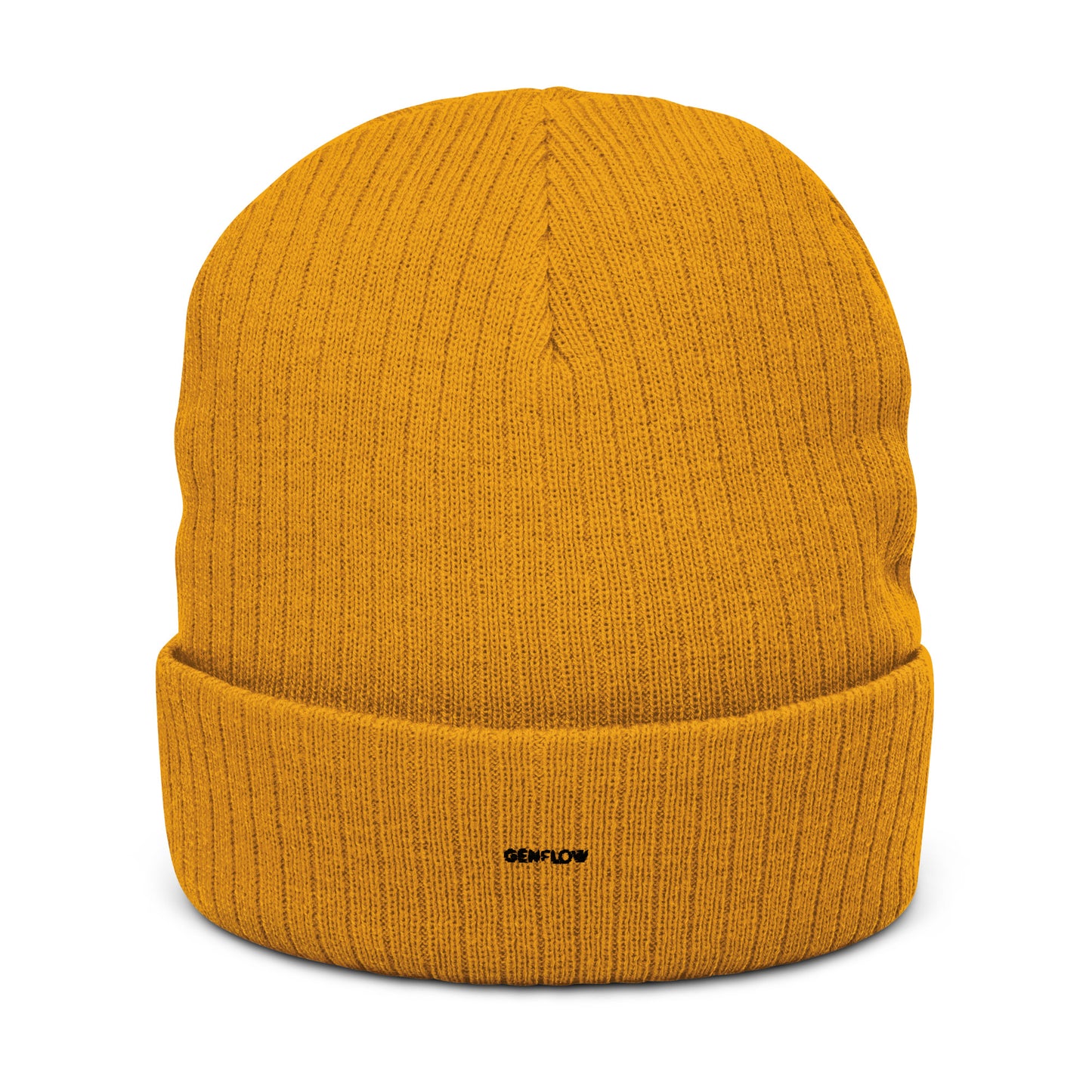RIBBED KNITTED BEANIE