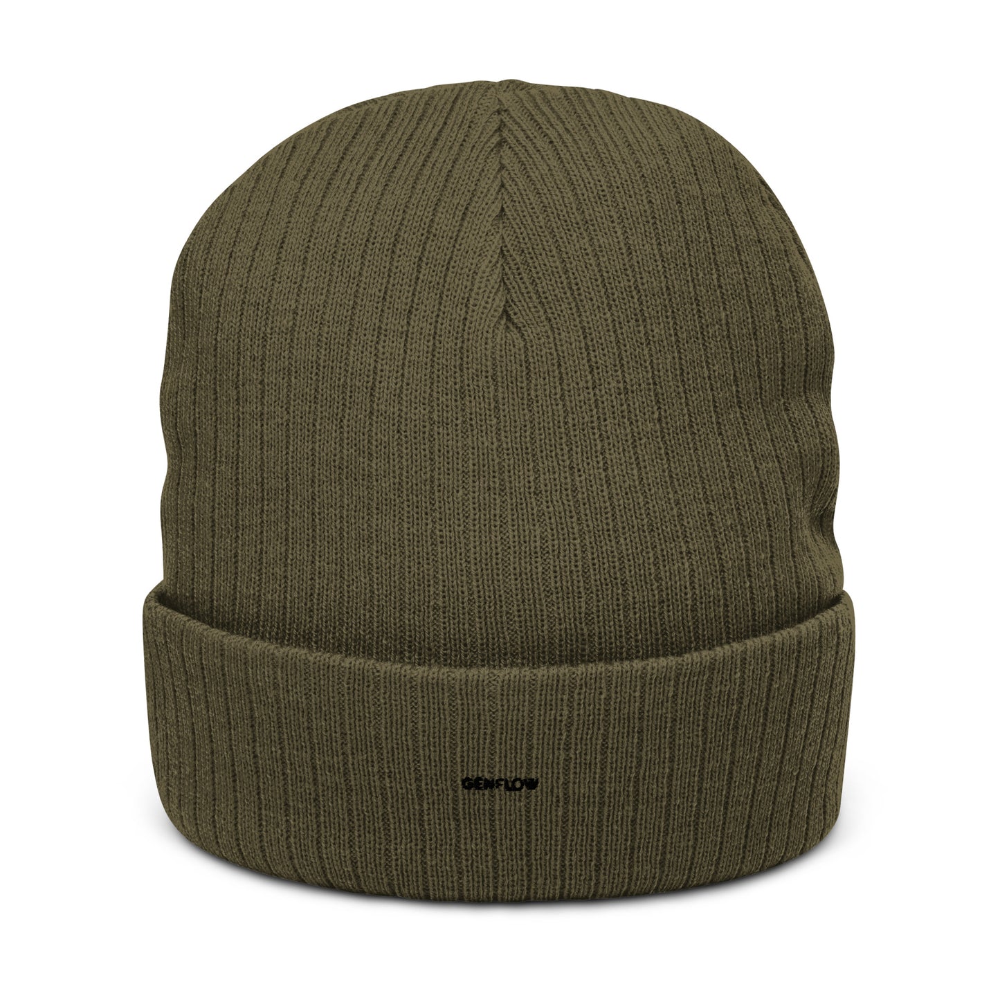 RIBBED KNITTED BEANIE
